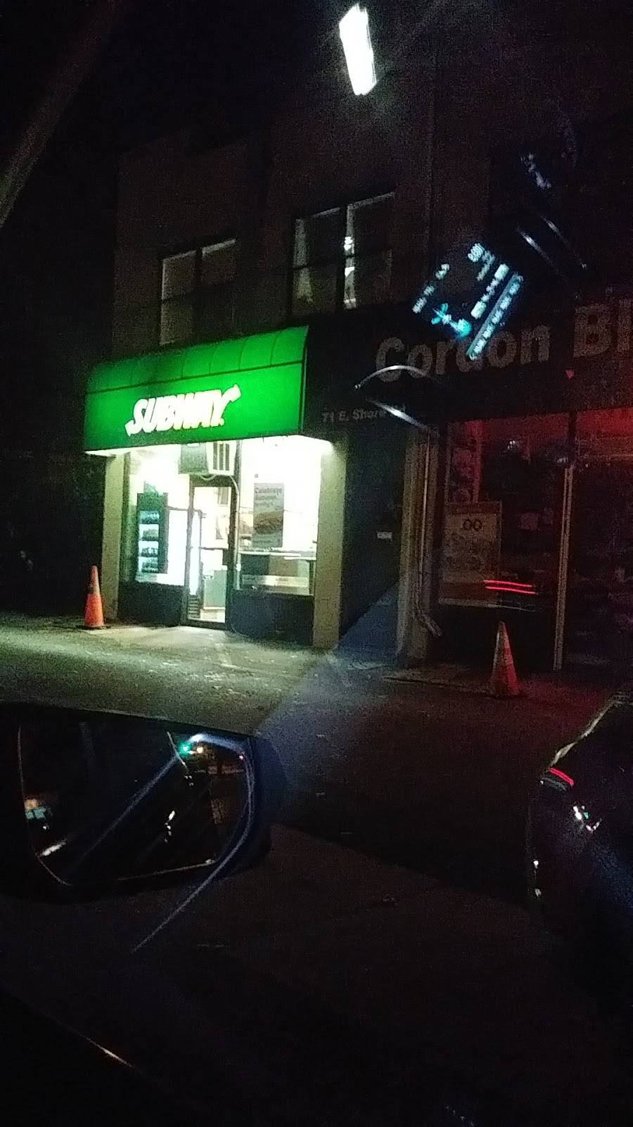 Subway Restaurants | restaurant | 69 E Shore Rd, Manhasset, NY 11030, USA | 5163656164 OR +1 516-365-6164