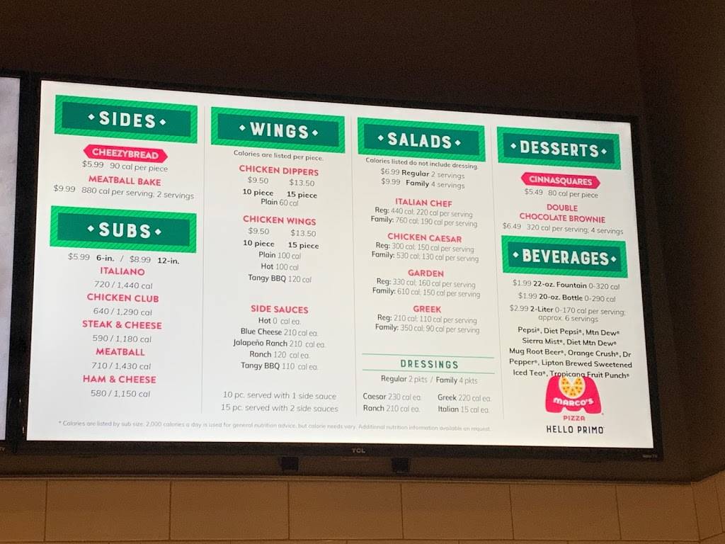 Marcos Pizza | meal delivery | 4372 W Vine St, Kissimmee, FL 34746, USA | 4074799040 OR +1 407-479-9040