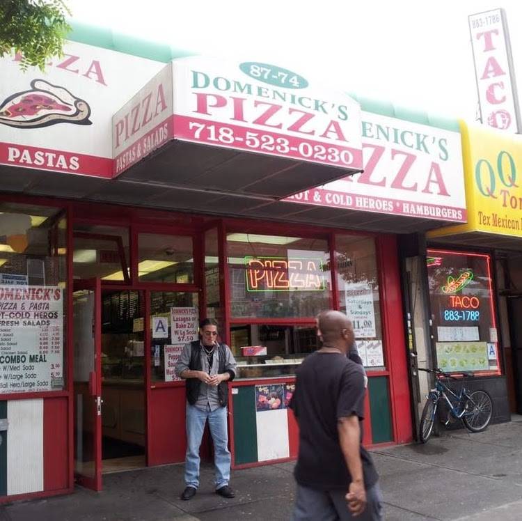 Domenicks Pizzeria | restaurant | 8774 Sutphin Blvd, Jamaica, NY 11435, USA | 7185230230 OR +1 718-523-0230