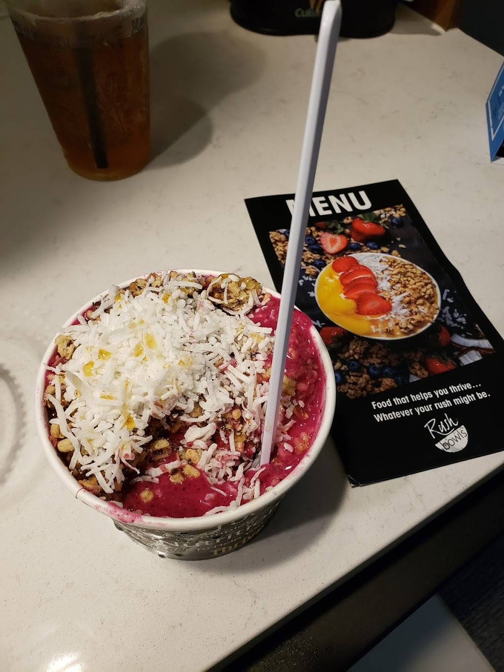 Rush Bowls | restaurant | 1110 Hammond Dr #25, Sandy Springs, GA 30328, USA | 6784047573 OR +1 678-404-7573