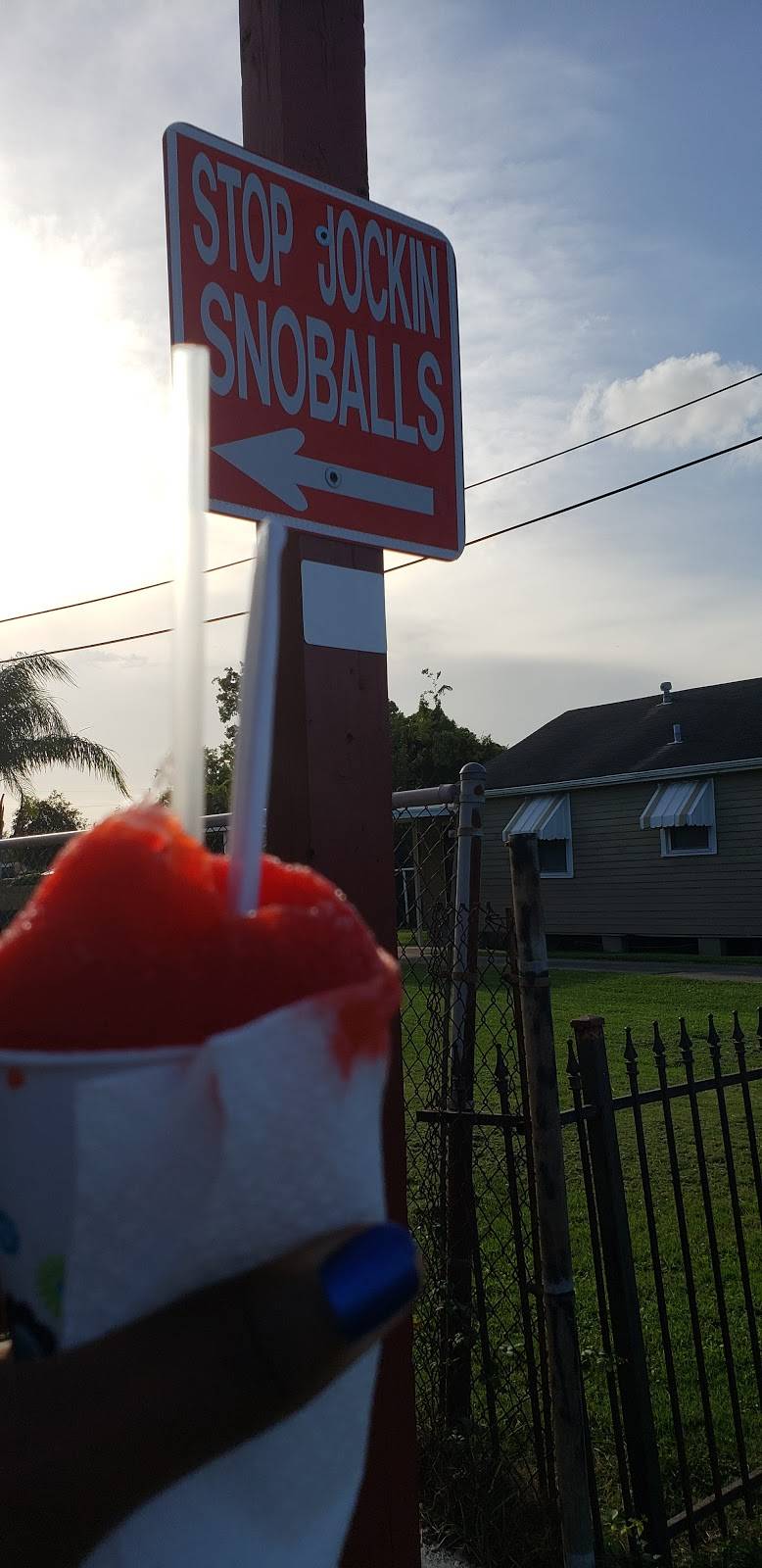 Stop Jockin Snoballs | restaurant | 3600 St Bernard Ave, New Orleans, LA 70122, USA | 5042060992 OR +1 504-206-0992