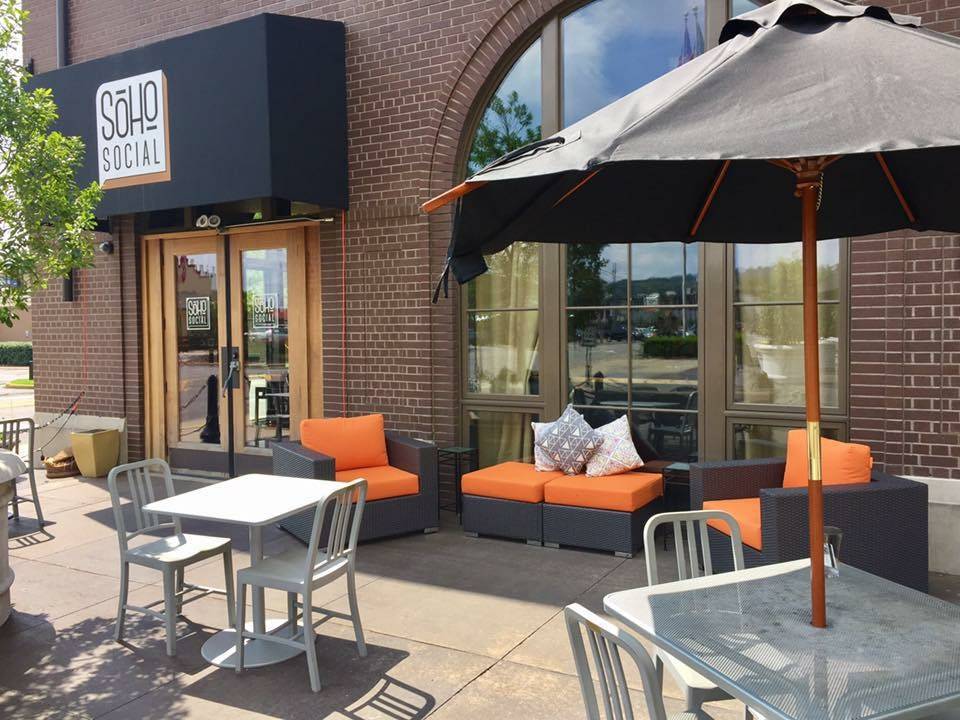 SoHo Social | restaurant | 1830 29th Ave S Ste 160, Homewood, AL 35209, USA | 2054238080 OR +1 205-423-8080