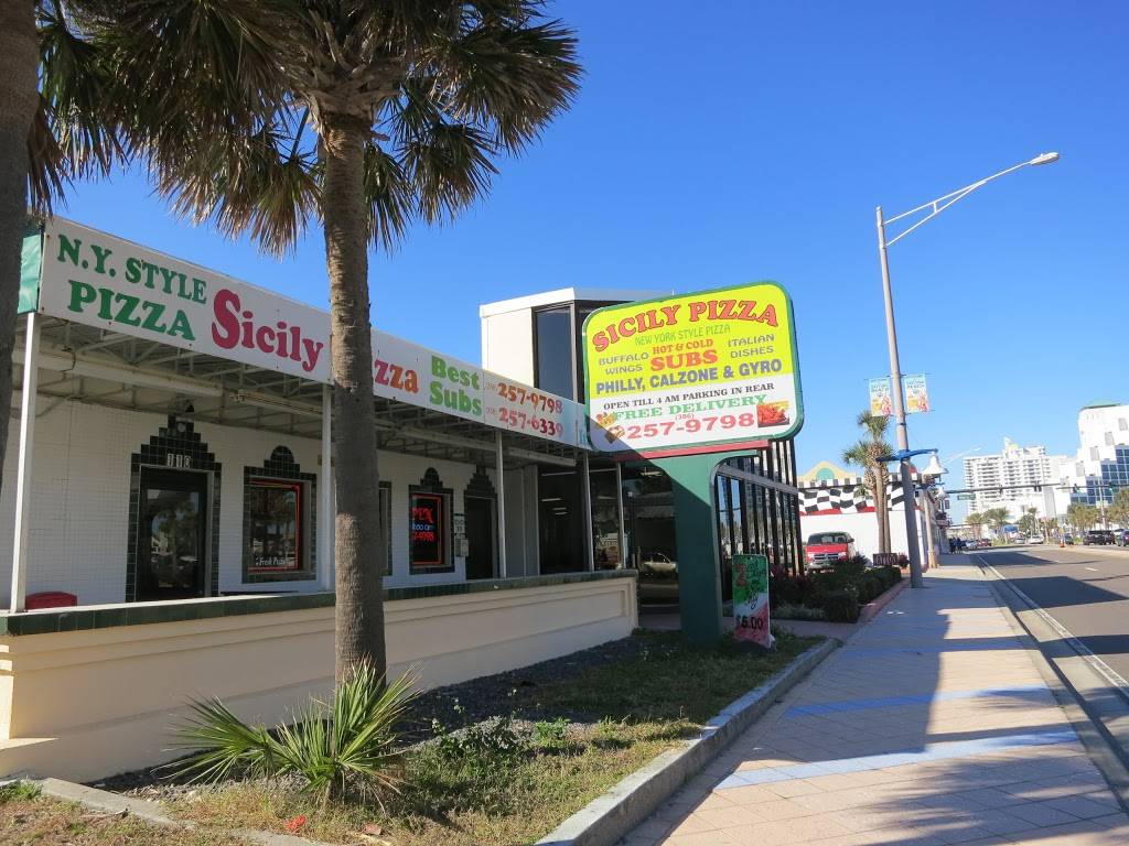 Sicily Pizza | restaurant | 4332, 20 S Atlantic Ave, Daytona Beach, FL 32118, USA | 3862218231 OR +1 386-221-8231