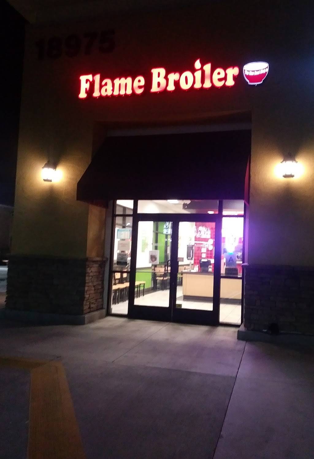 Flame Broiler | restaurant | 18975 Bear Valley Rd, Apple Valley, CA 92308, USA | 7609617100 OR +1 760-961-7100