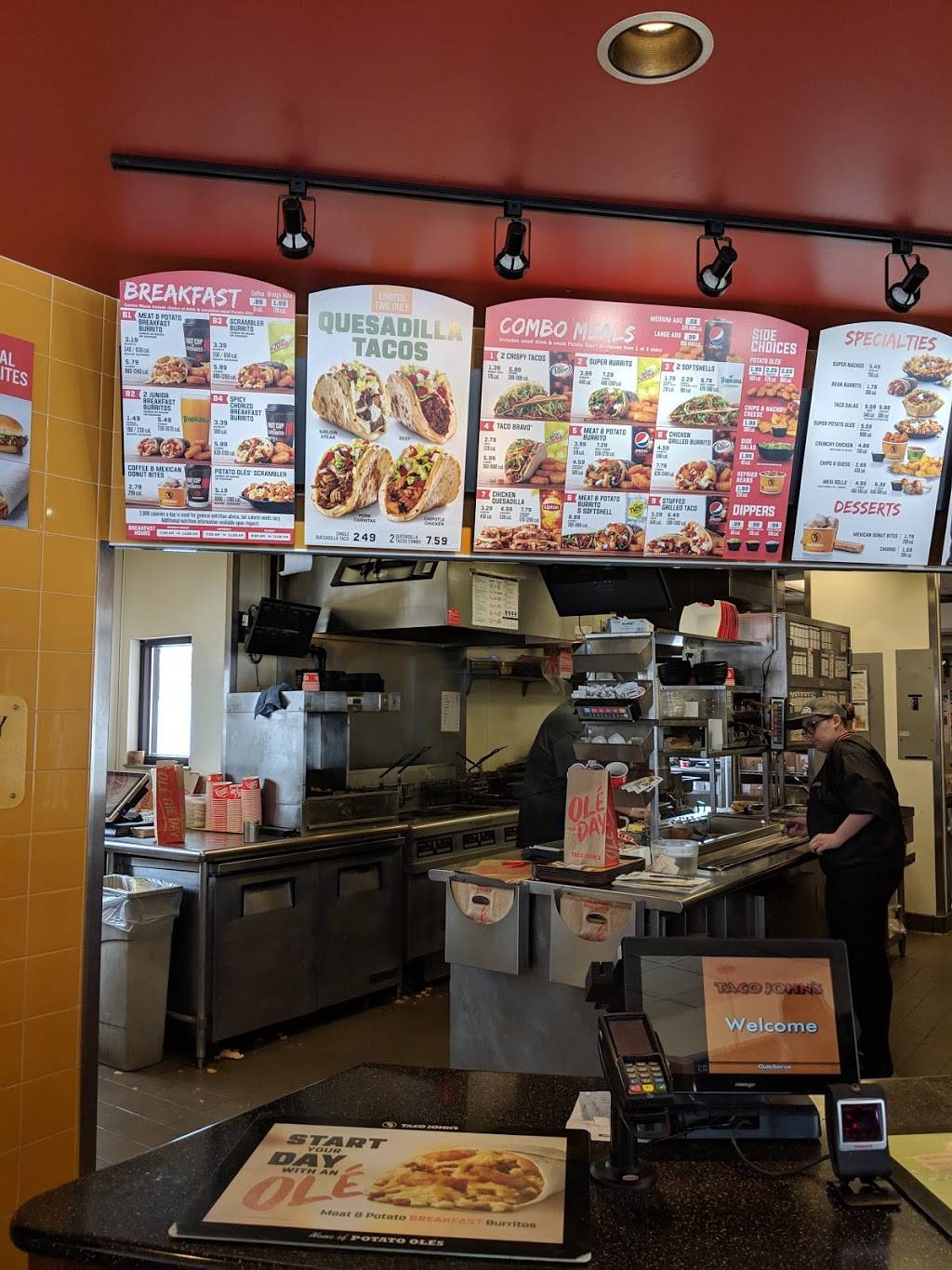Taco Johns | restaurant | 603 S Federal Ave, Mason City, IA 50401, USA | 6414238503 OR +1 641-423-8503