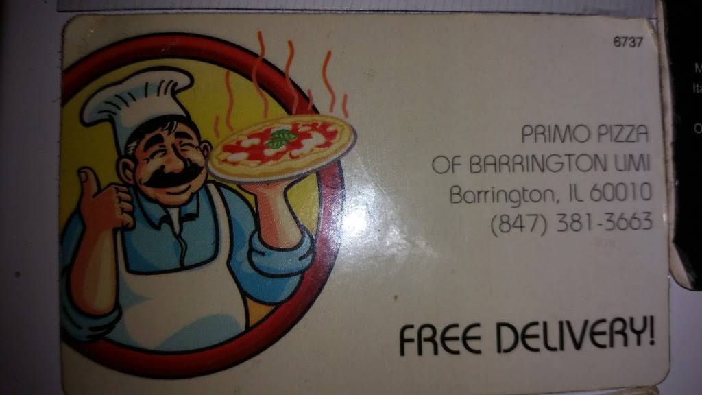 Primo Pizza & Catering | restaurant | 630 S Northwest Hwy, Barrington, IL 60010, USA | 8473813663 OR +1 847-381-3663