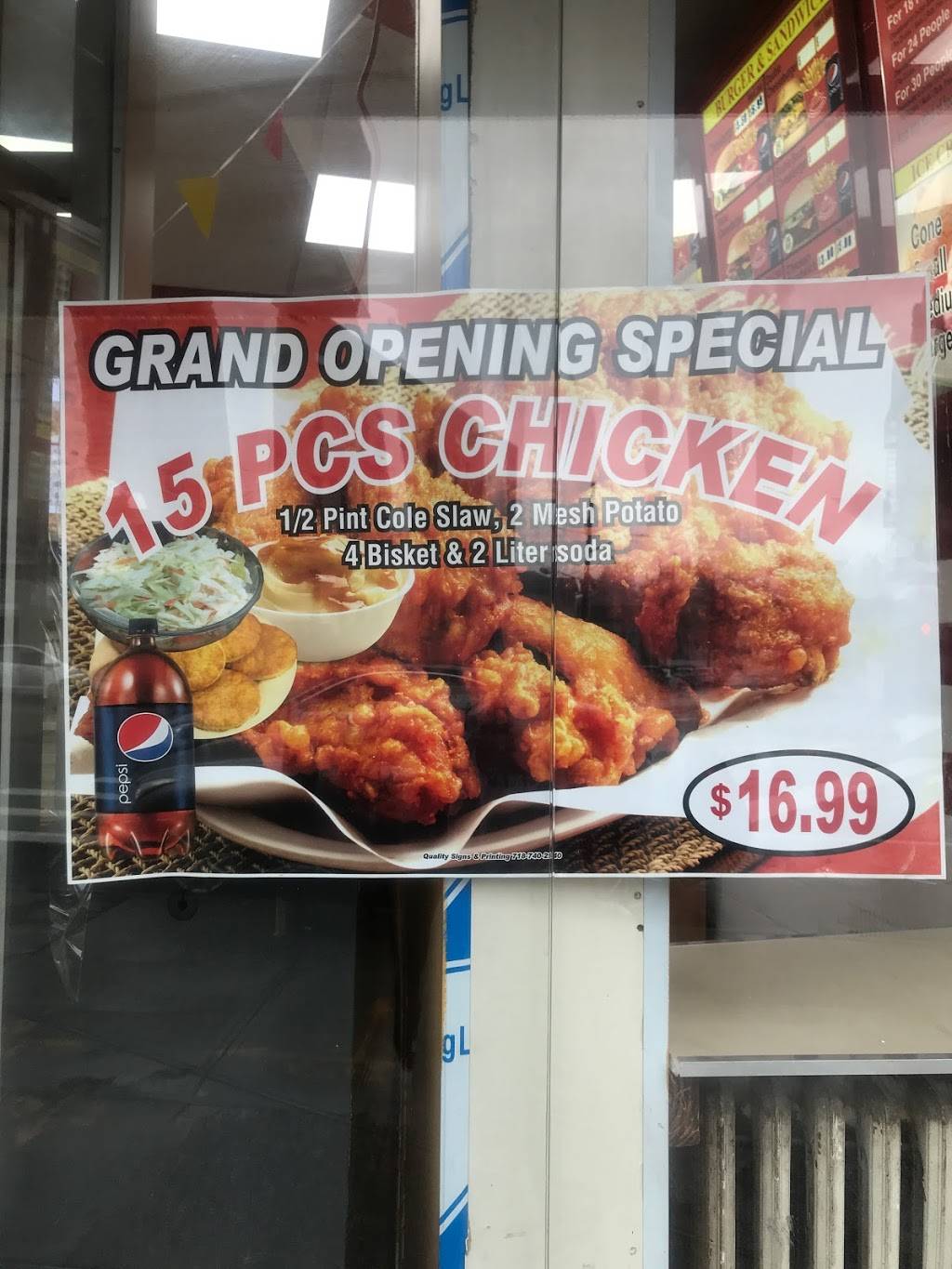 Mama’s fried chicken | restaurant | 195-29 Jamaica Ave, Hollis, NY 11423, USA | 7184813931 OR +1 718-481-3931