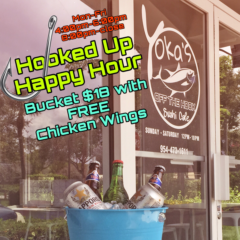 Yoka’s Off The Hook Sushi Cafe | restaurant | 8970 Cleary Blvd, Plantation, FL 33324, USA | 9544731611 OR +1 954-473-1611