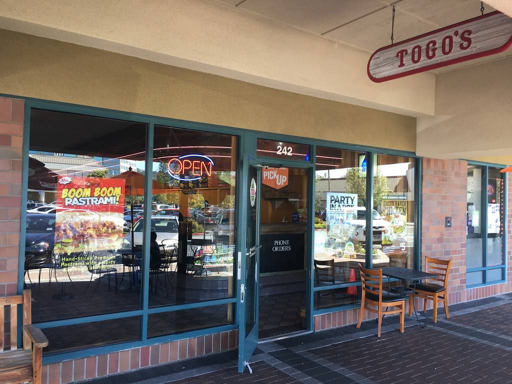 TOGOS Sandwiches | meal takeaway | 242 Redwood Shores Pkwy, Redwood City, CA 94065, USA | 6506547760 OR +1 650-654-7760