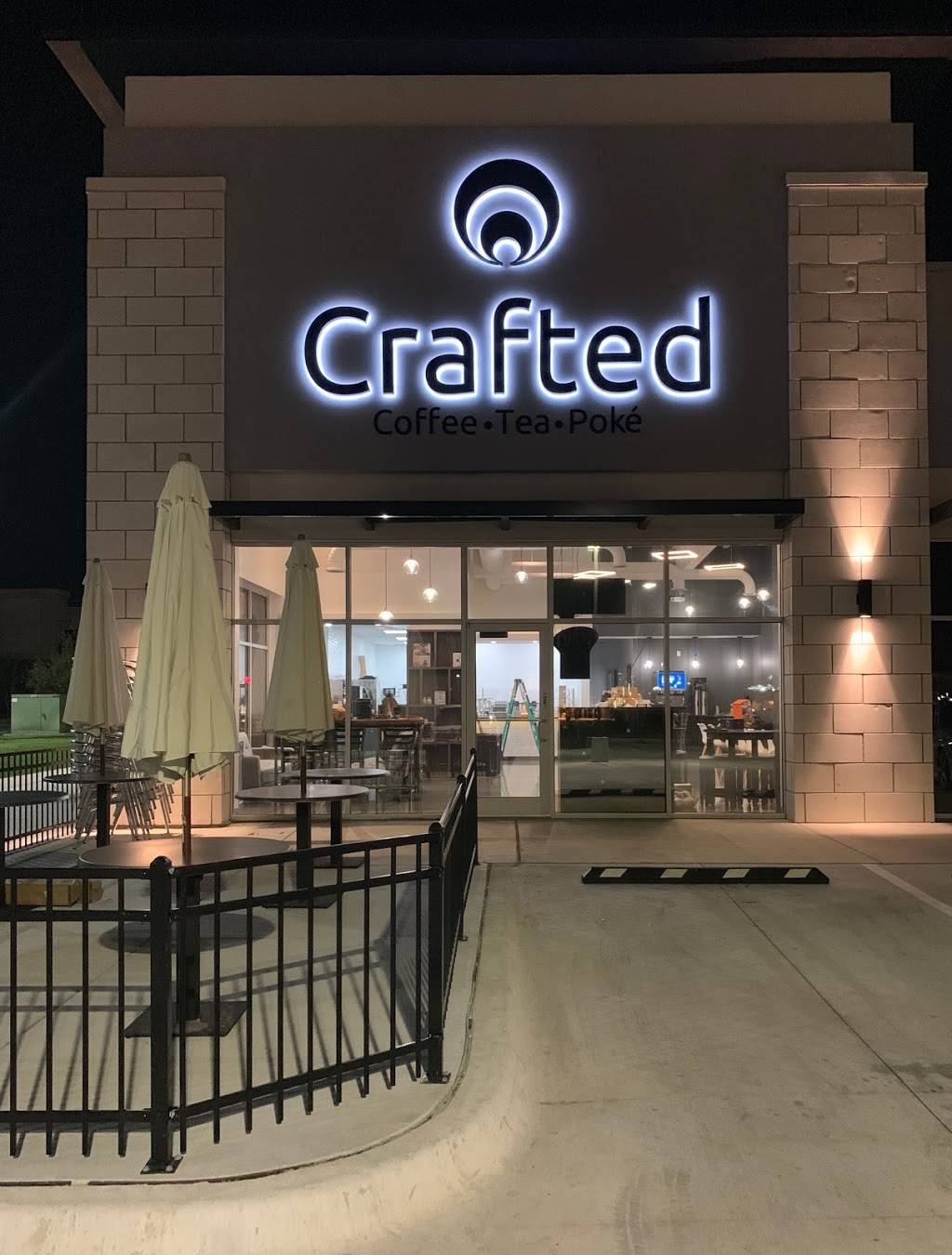 Crafted: Coffee, Tea, Poké | cafe | 9730 E 21st St N, Wichita, KS 67206, USA | 3167497701 OR +1 316-749-7701