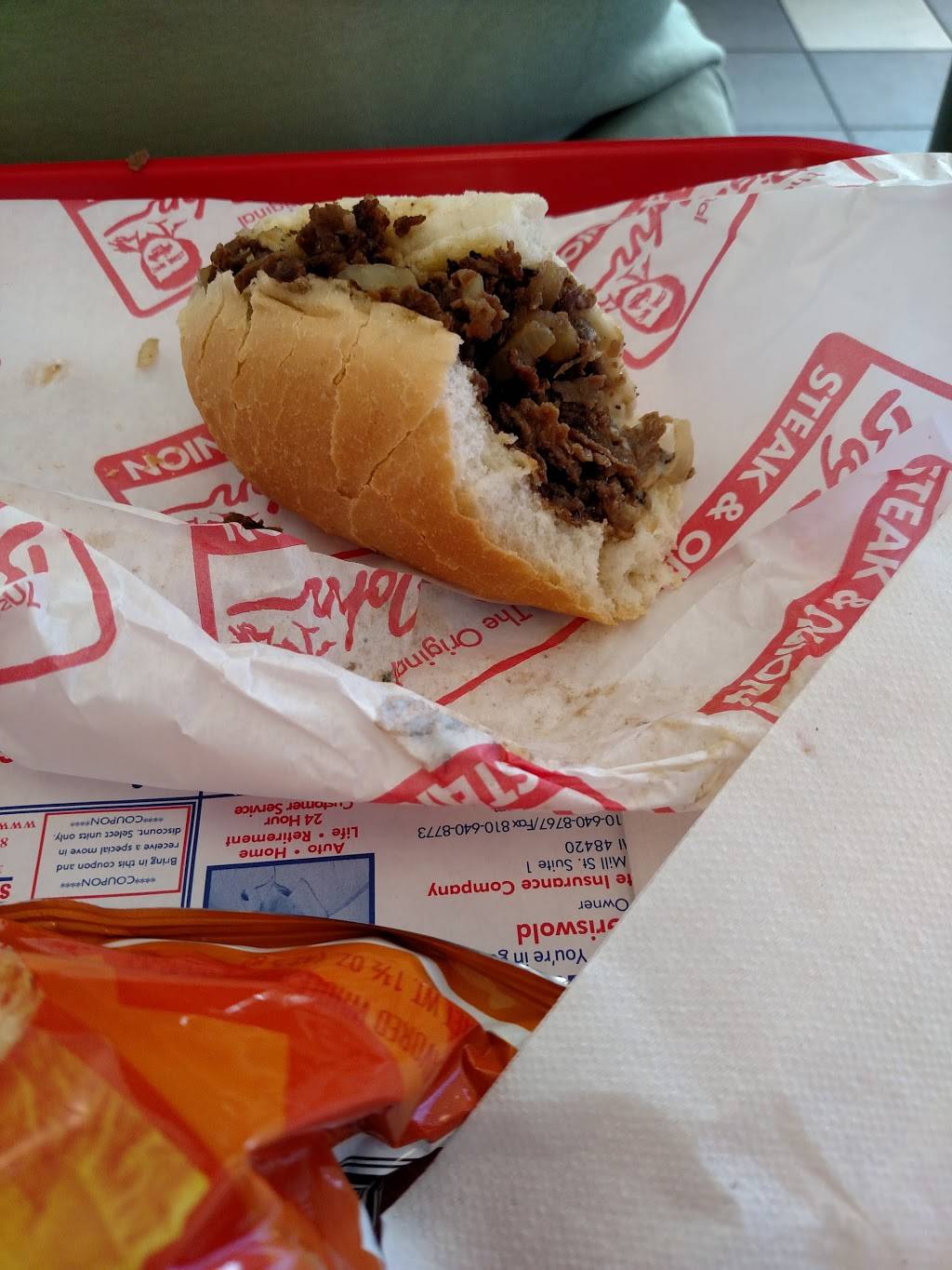 Big John Steak & Onion | restaurant | 4180 W Vienna Rd # 1 # 1, Clio, MI 48420, USA | 8106869420 OR +1 810-686-9420