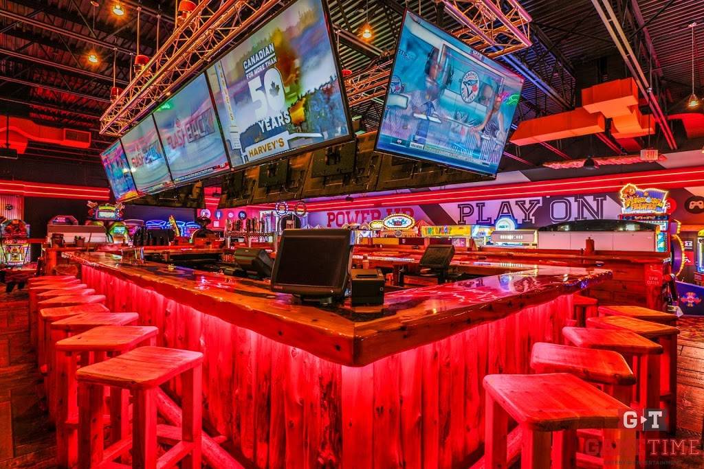 Gametime Eatery & Entertainment | restaurant | 141 King George Rd, Brantford, ON N3R 5K7, Canada | 5197500555 OR +1 519-750-0555