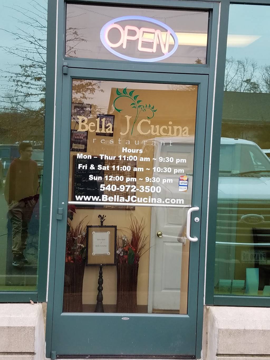 Bella J Cucina | restaurant | 2035, 4444 Germanna Hwy # 130, Locust Grove, VA 22508, USA | 5409720099 OR +1 540-972-0099