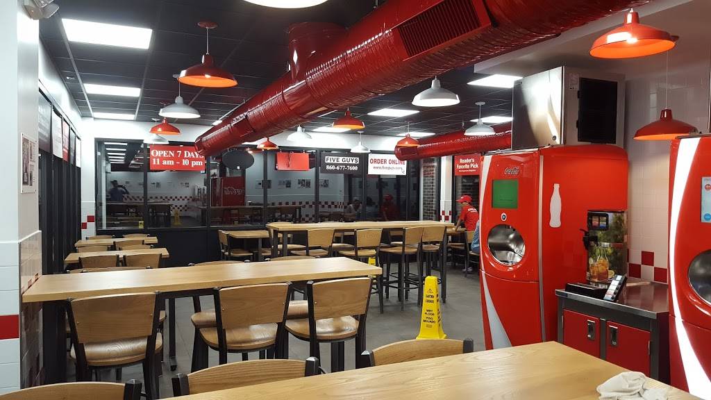 Five Guys | meal takeaway | 278 Scott Swamp Rd, Farmington, CT 06032, USA | 8606777600 OR +1 860-677-7600
