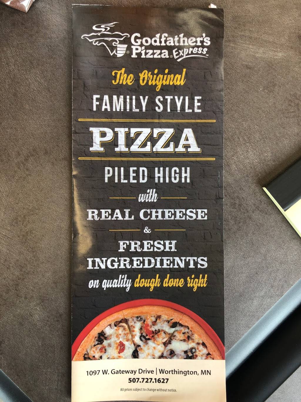 Lakeside Travel Plaza/Godfather Pizza Express | restaurant | 1097 W Gateway Dr, Worthington, MN 56187, USA | 5077271627 OR +1 507-727-1627