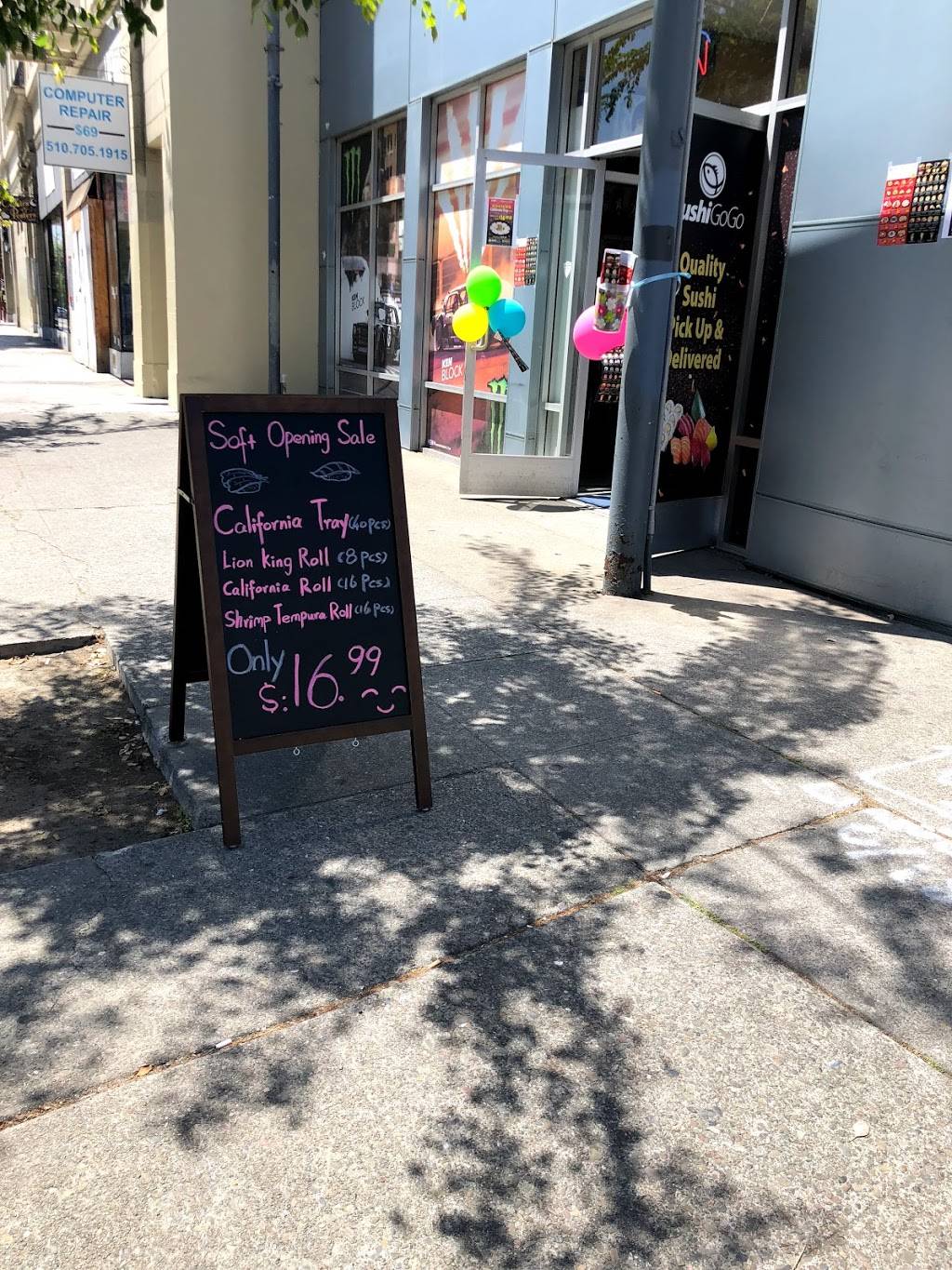 Sushi Go Go | restaurant | 2176 Kittredge St, Berkeley, CA 94704, USA | 5104841133 OR +1 510-484-1133