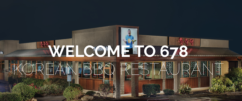678 Korean BBQ | restaurant | 3880 Satellite Blvd, Duluth, GA 30096, USA | 6784176780 OR +1 678-417-6780