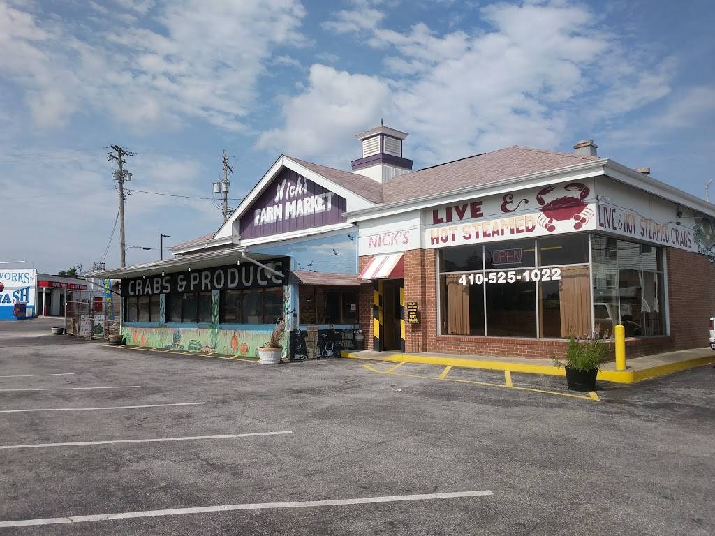 Nicks Farm & Crab Market | restaurant | 3720 Southwestern Blvd, Baltimore, MD 21229, USA | 4105251022 OR +1 410-525-1022