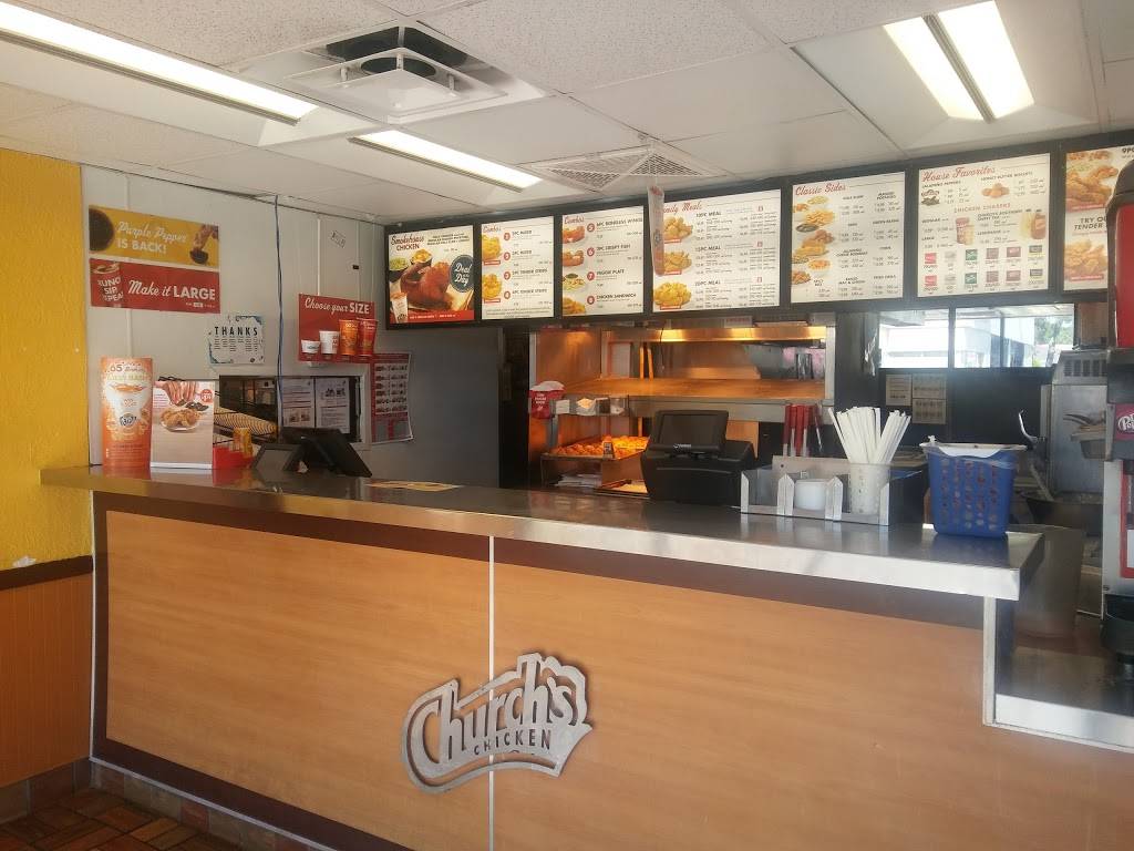 Churchs Chicken | restaurant | 1575 Gulf to Bay Blvd, Clearwater, FL 33755, USA | 7274616900 OR +1 727-461-6900