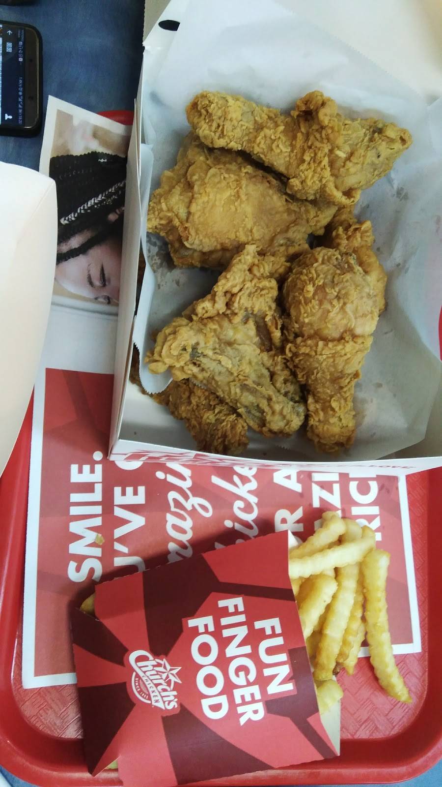 Churchs Chicken | restaurant | 16500 Sherman Way, Van Nuys, CA 91406, USA | 8189081600 OR +1 818-908-1600