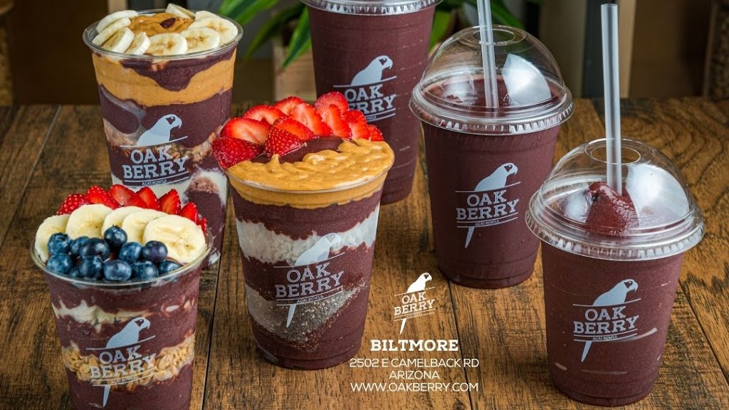 Oakberry Açaí Bowls & Smoothies | Biltmore Phoenix | restaurant | 2502 E Camelback Rd #103, Phoenix, AZ 85016, USA | 6029552315 OR +1 602-955-2315