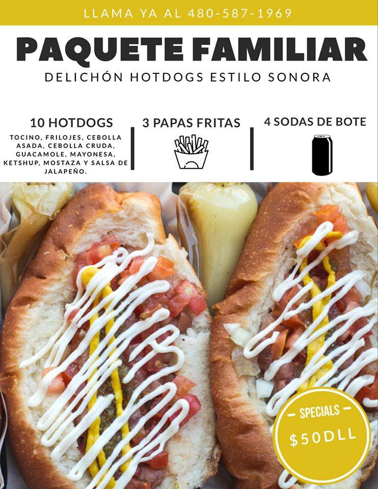 Delichon hotdogs | meal takeaway | 6319 W Maryland Ave, Glendale, AZ 85301, USA | 4805871969 OR +1 480-587-1969