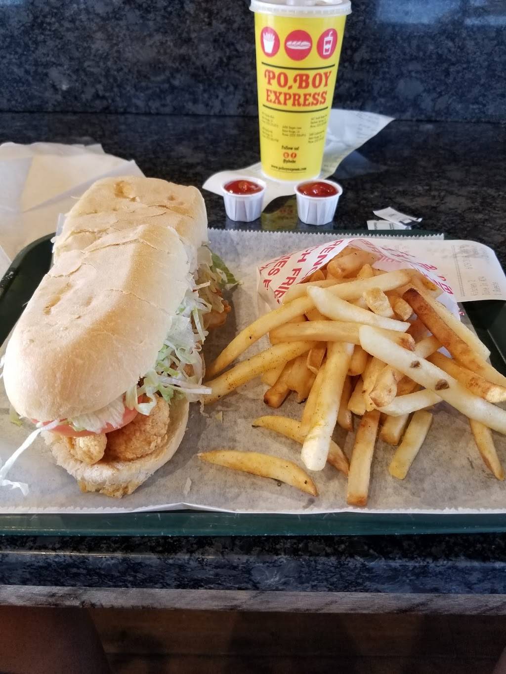 Po-Boy Express | meal takeaway | 9977 Florida Blvd, Baton Rouge, LA 70815, USA | 2252752113 OR +1 225-275-2113