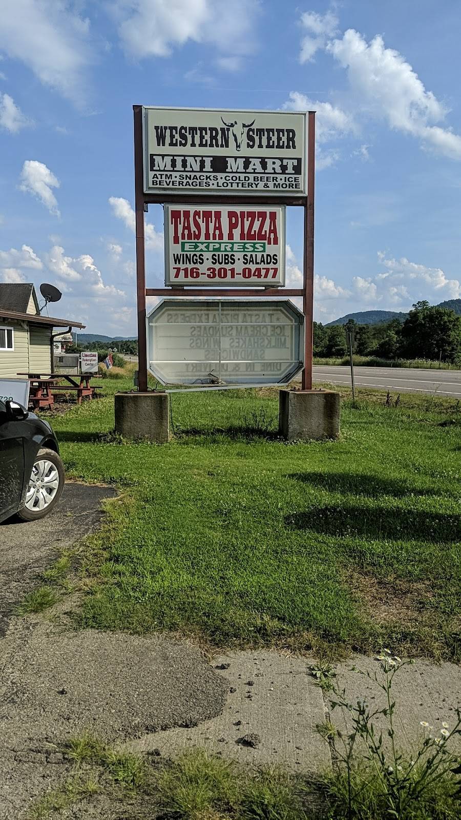 Tasta Pizza | restaurant | 5903 River Rd, Limestone, NY 14753, USA | 7163010477 OR +1 716-301-0477