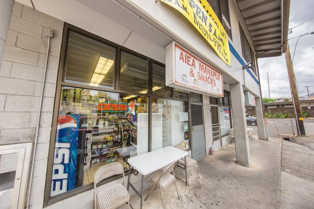 Aiea Manapua & Snacks | restaurant | 99-149 Moanalua Rd #103, Aiea, HI 96701, USA | 8084887443 OR +1 808-488-7443