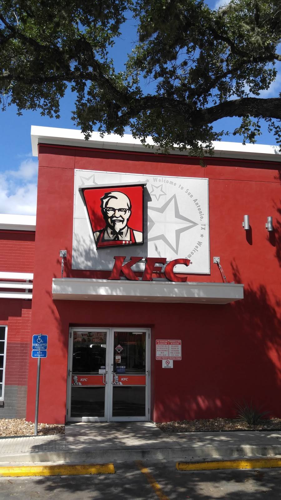 KFC | restaurant | 8280 Bandera Rd, San Antonio, TX 78250, USA | 2105910656 OR +1 210-591-0656
