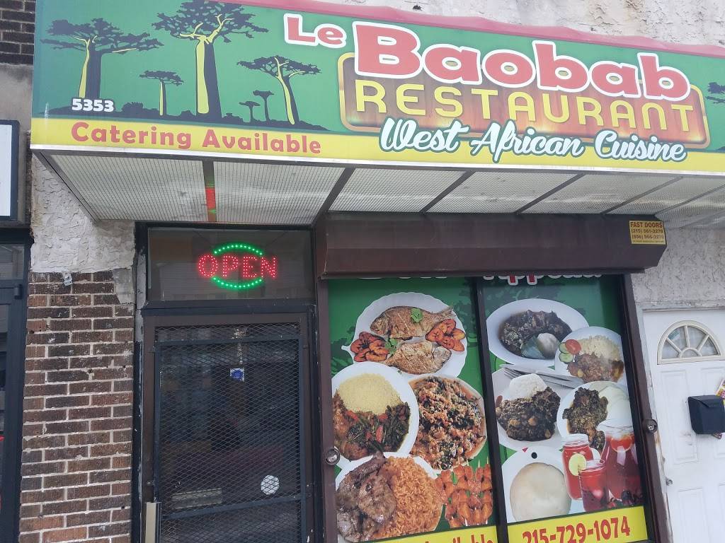 Baobab | restaurant | 5353 Woodland Ave, Philadelphia, PA 19143, USA | 2157291074 OR +1 215-729-1074