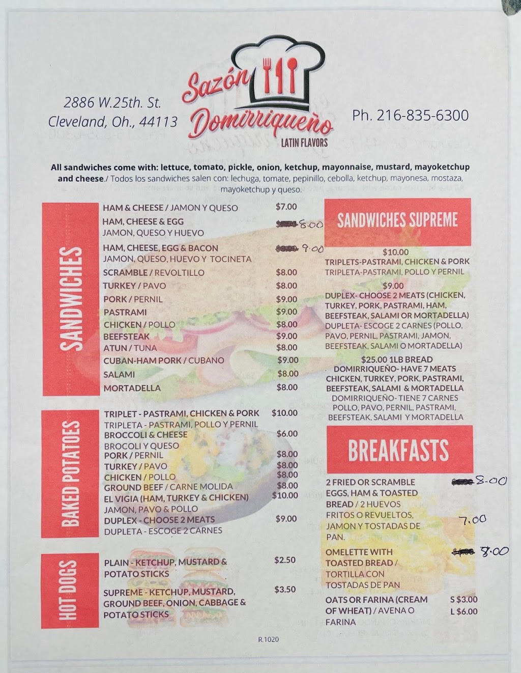 Sazon Domirriqueno | restaurant | 2886 W 25th St, Cleveland, OH 44113, USA | 2168356300 OR +1 216-835-6300