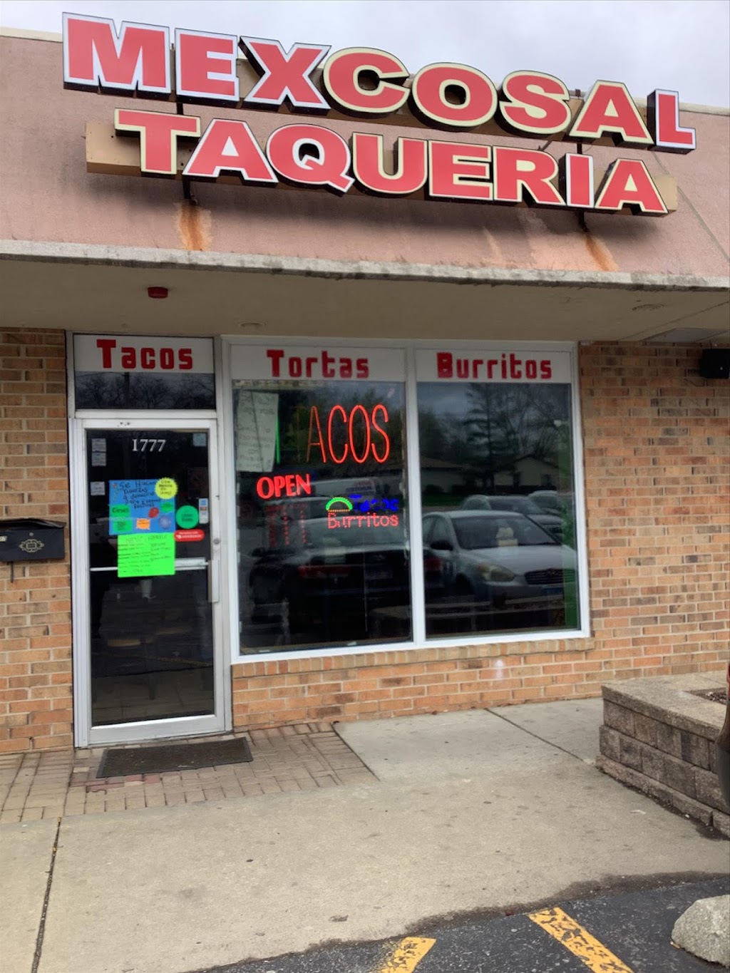 Mexcosal Taqueria | restaurant | 1777 Bloomingdale Rd, Glendale Heights, IL 60139, USA | 6305804001 OR +1 630-580-4001