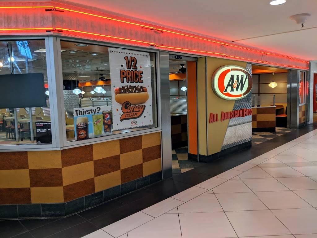 A&W Restaurant | restaurant | 5 Woodfield Mall F-118, Schaumburg, IL 60173, USA | 8476191617 OR +1 847-619-1617