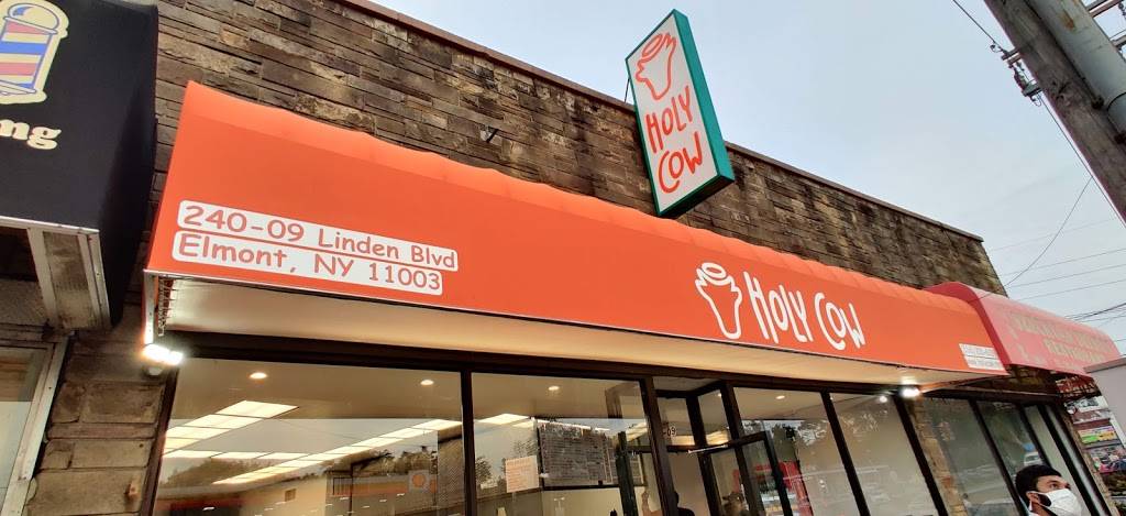Holy Cow | restaurant | 240-09 Linden Blvd, Elmont, NY 11003, USA | 5166365299 OR +1 516-636-5299