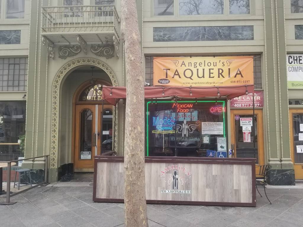 Angelous | restaurant | 21 N 2nd St, San Jose, CA 95113, USA | 4089712287 OR +1 408-971-2287
