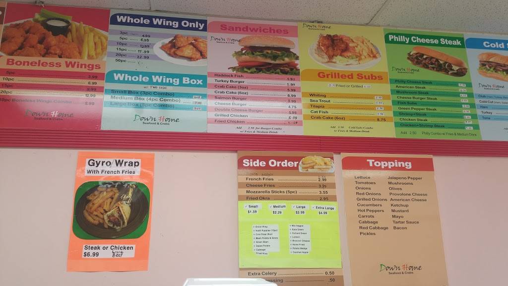 Down home seafood | restaurant | 2312 Iverson St, Temple Hills, MD 20748, USA | 3018998896 OR +1 301-899-8896