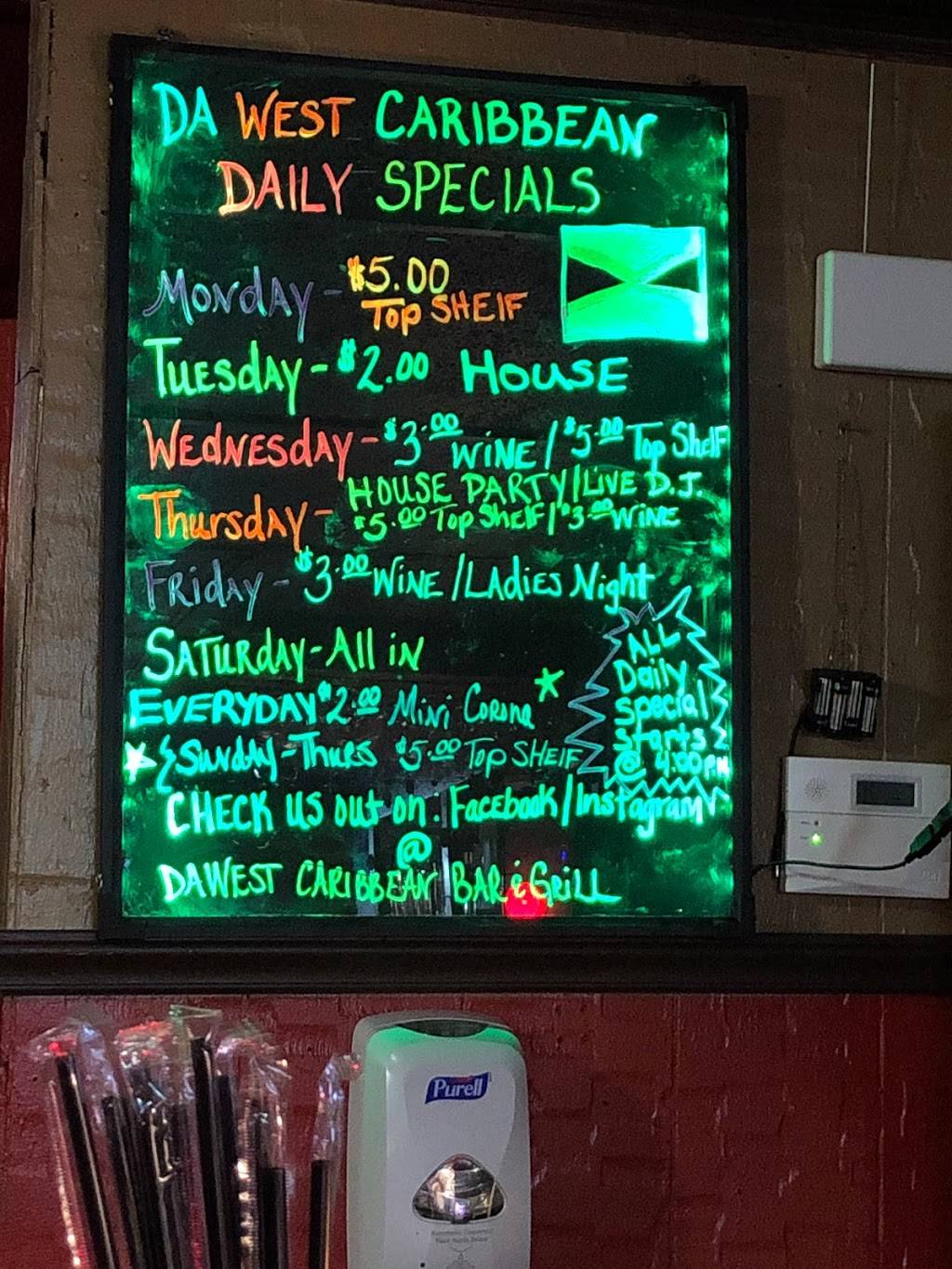 Da West Caribbean Bar & Grill | restaurant | 1919 Airport Blvd, Cayce, SC 29033, USA | 8037086201 OR +1 803-708-6201