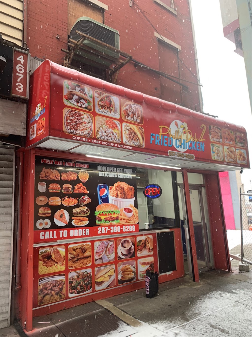 Philly deli & fried chicken 2 | restaurant | 4671 Frankford Ave, Philadelphia, PA 19124, USA | 2673888289 OR +1 267-388-8289