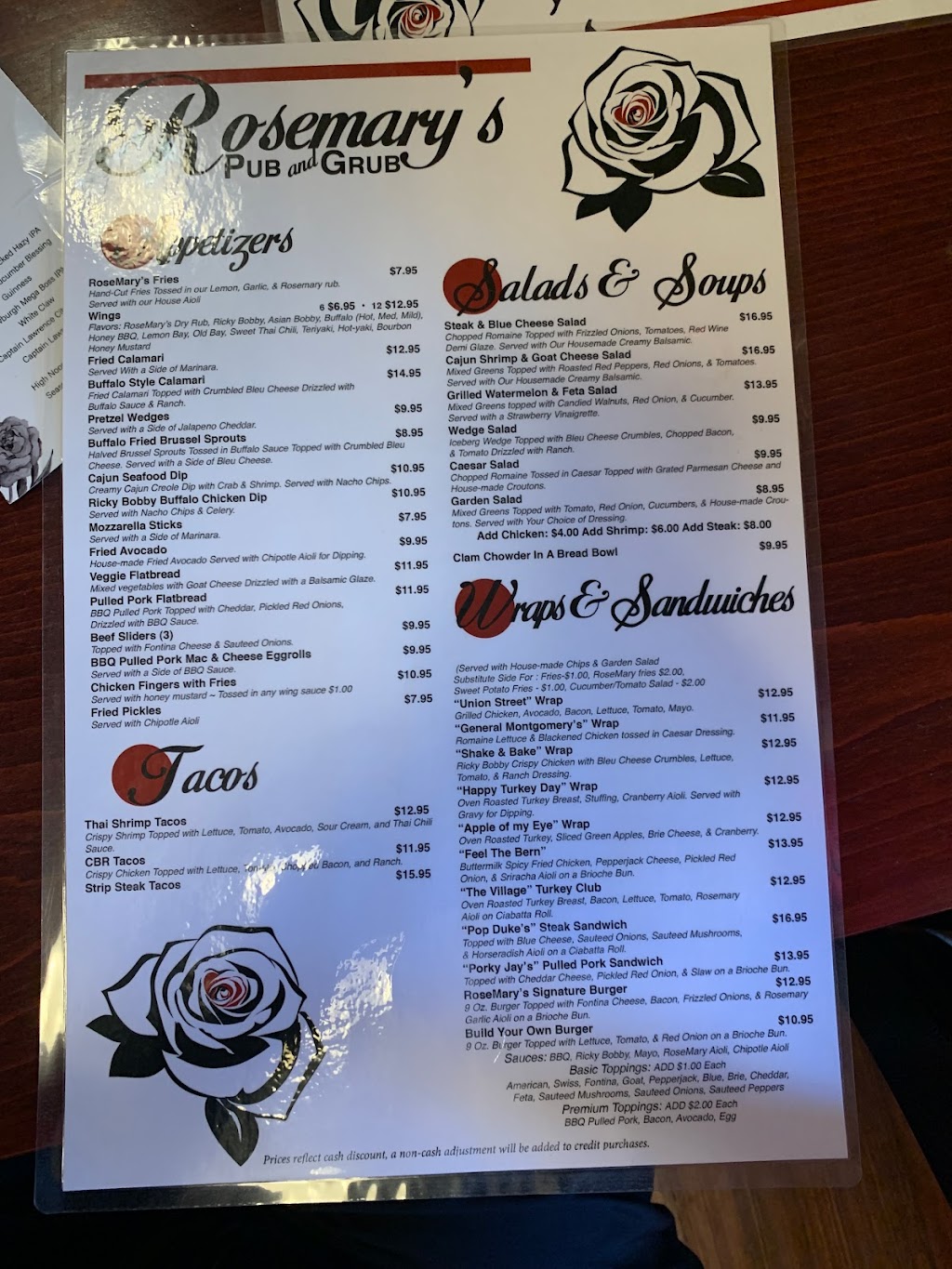 RoseMarys Pub & Grub | restaurant | 11 Union St, Montgomery, NY 12549, USA | 8457697706 OR +1 845-769-7706