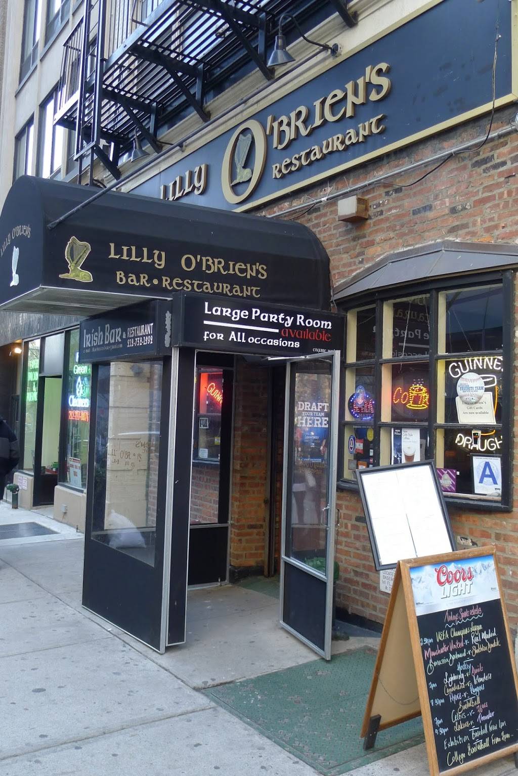 Lilly OBriens | restaurant | 18 Murray Street, New York, NY 10007, USA | 6469302008 OR +1 646-930-2008