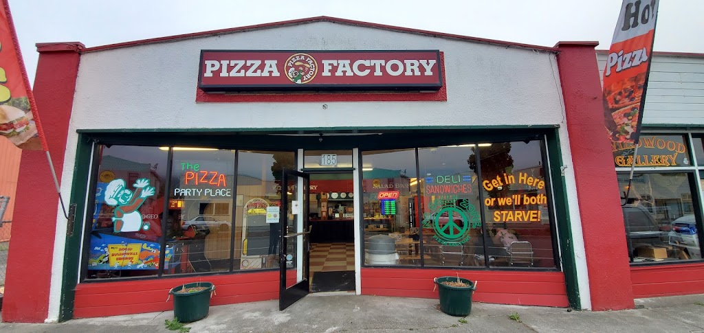 Pizza Factory | restaurant | 185 Wildwood Ave, Rio Dell, CA 95562, USA | 7077642233 OR +1 707-764-2233