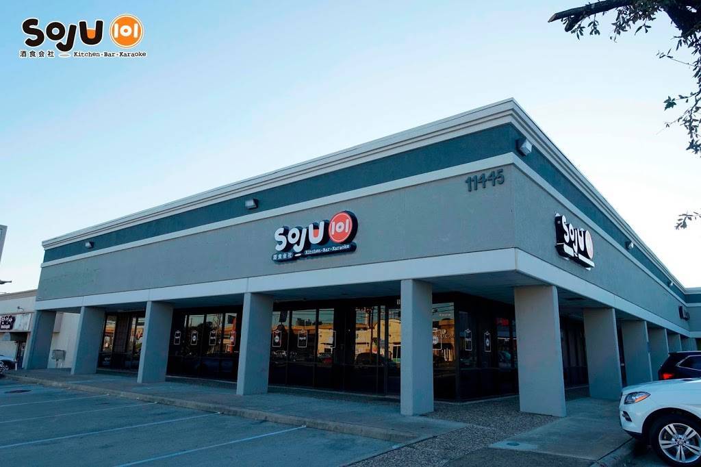 Soju 101 Karaoke, Bar & Korean Kitchen | restaurant | 11445 Emerald St #101, Dallas, TX 75229, USA | 4698029101 OR +1 469-802-9101