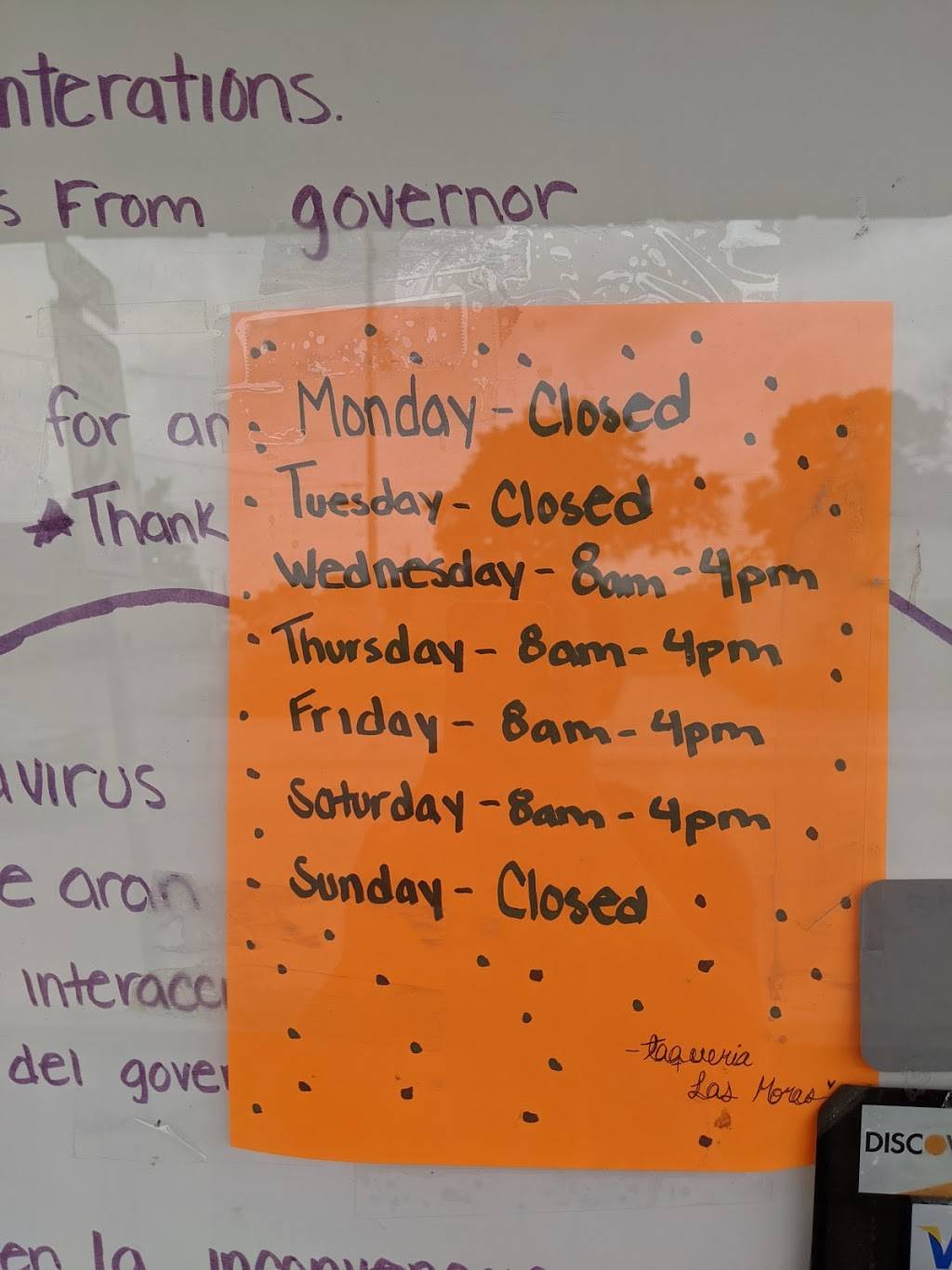 Taqueria Las Moras | restaurant | 106 W Montgomery St, Willis, TX 77378, USA | 9368904148 OR +1 936-890-4148