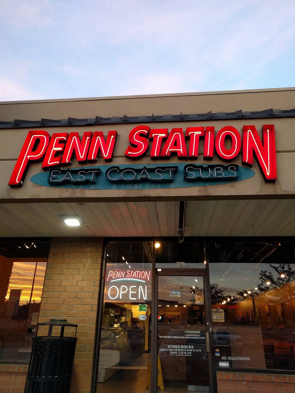Penn Station East Coast Subs | meal takeaway | 775 Bethel Rd, Columbus, OH 43214, USA | 6144510406 OR +1 614-451-0406