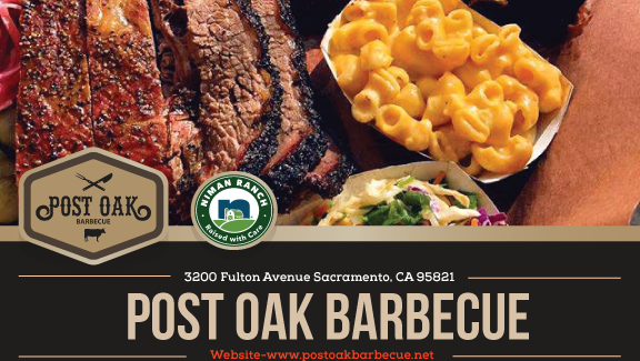 Post Oak Barbecue | restaurant | 3200 Fulton Ave, Sacramento, CA 95821, USA | 9164832090 OR +1 916-483-2090