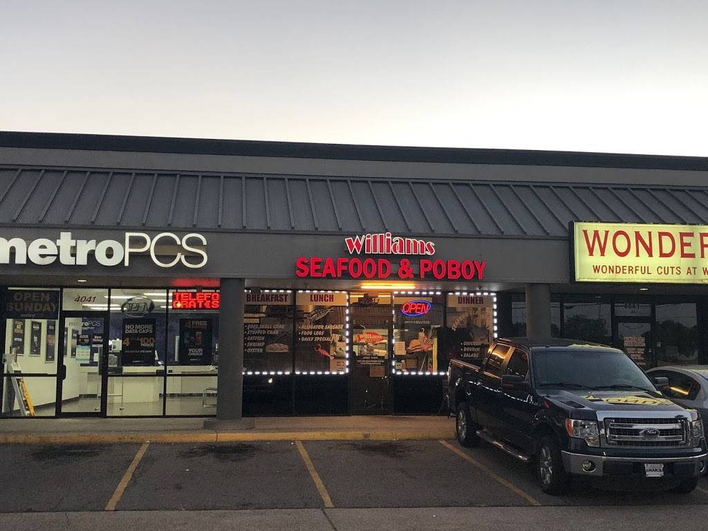Williams Seafood & PoBoy | restaurant | 4041 Williams Blvd #8, Kenner, LA 70065, USA | 5044670010 OR +1 504-467-0010