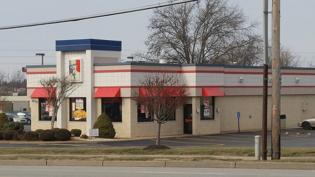 KFC | restaurant | 4118 Mexico Rd, St Peters, MO 63376, USA | 6369229009 OR +1 636-922-9009