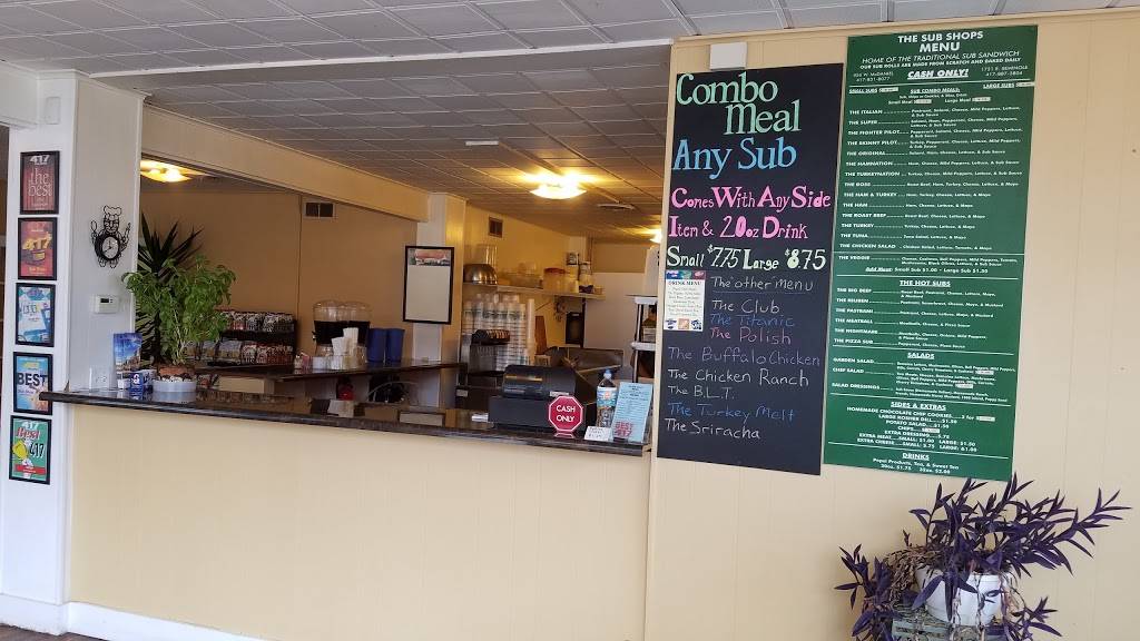 Sub Shop | restaurant | 456 W McDaniel St, Springfield, MO 65806, USA | 4178318077 OR +1 417-831-8077