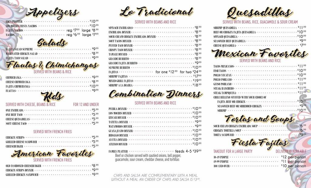Los Mochis Restaurant | restaurant | 101 Gilmer St, Sulphur Springs, TX 75482, USA | 9039193760 OR +1 903-919-3760